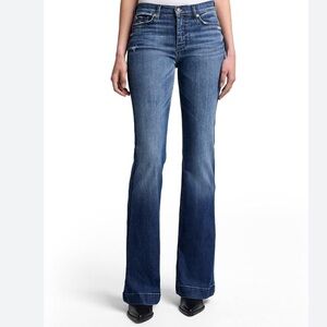 NEW Holt Renfrew 7Men Kind Straight Leg Blue Faded  Jeans Size 28